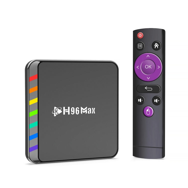 H96 Max W2 4K Ultra HD Android 11.0 Smart TV Box con telecomando, Amlogic S905W2 Quad-Core, 4GB+64GB, 4GB+64GB H96 Max W2 4K Ultra HD Android 11.0 Smart TV Box con telecomando, Amlogic S905W2 Quad-Core, 4GB+64GB, 4GB+64GB